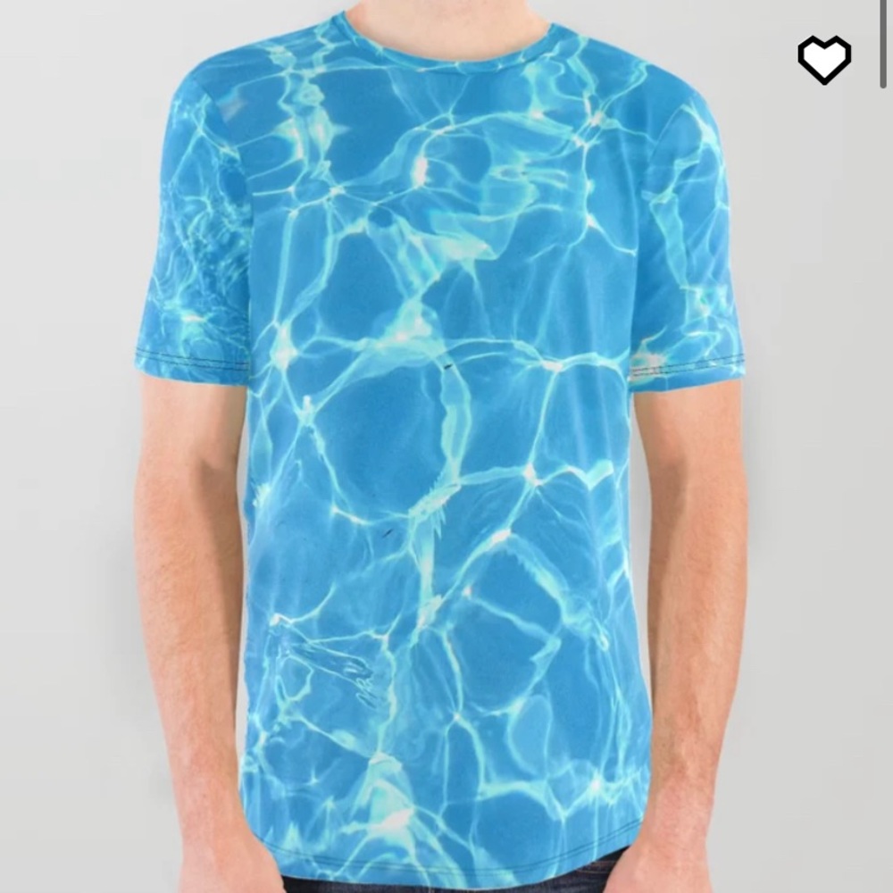 Aqua All Over Water Tee